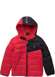 [Spyder] Little Boys (4-7) Ace Short Puffer Jacket, Racing Red (F19) 4