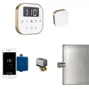 Mr. Steam ABUTLER1W-BB AirButler Package White Brushed Bronze