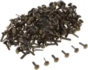 200 Pieces Mini round .5Mm Metal Brads Paper Fasteners Scrapbooking Embellishmen