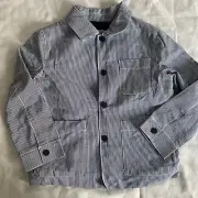 NWT Jacadi organic cotton striped blazer boys 6 y