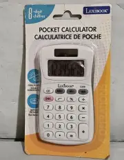 Lexibook Pocket Calculator White new in Pkg