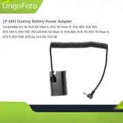 LP-E6N Dummy Battery Power Adapter DC Coupler for EOS 5D Mark III / 5D Mark II