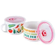 Soup Mug with Lid - 720ml Soup Mug with Silicone Seal Lid