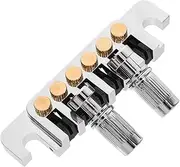 Hoement 1 Set Metal Tailpiece Replacement for Bass Guitar Bridge Durable Guitar Accessory Easy Installation Compatible with Lp Es Models and Enthusiasts