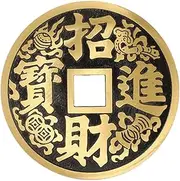 HAMPPLIES Decorative Copper Coins Ancient Chinese Fortune Coin for Home Decor Feng Shui Pendant for Collectors and Unique