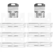 6 Pcs Venetian Blind Installation Code Louver Blinds Brackets Mounting