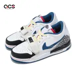 NIKE 休閒鞋 AIR JORDAN LEGACY 312 LOW GS 大童鞋 女鞋 白 藍 黑 爆裂紋 FV8117-141