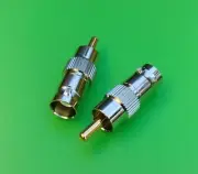 (2 PCS) RCA Male to BNC Female Connector