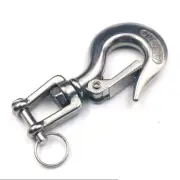 Clevis Slip Hook, with Safety Latch Forged Steel Chain Hook 330 Lbs Capacity