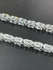 7.25mm 925 Sterling Silver Box franco chain 82 Grams 26 Inch All New All Real