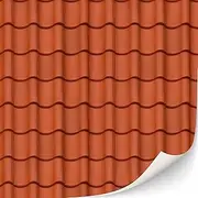 3 Sheets Self-Adhesive Roof Tiles and Shingles for Dollhouses Scale 1:12 (Roof Stones Clay 3)