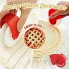 Kitchen Pizza Pastry Lattice CuttVN Pastry Pie Decor Cutter Plastic Wheel Roller