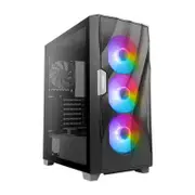 Antec Df700 Flux Mid Tower Atx Gaming Case Tempered Glass With 3X Argb Front Fan