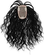 Beavorty Realistic Curly Wig Piece for Women Natural Hair Wig Hair Replacement for Elderly Stylish Beauty