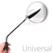 KiWAV Mirrors Steel Roundie Round Chrome for Honda Nighthawk Goldwing Shadow