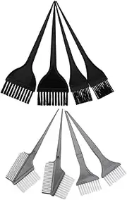 FOYTOKI Diy Hair Coloring Brush Set 8pcs Kit Dye Tint Comb Professional Tool for Home Use Easy Application