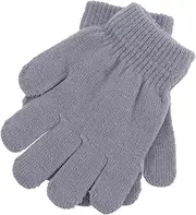[Yardenfun] 4-12 Years Old Children's Warm Gloves Knitted Five Fingers Gloves Winter and Autumn