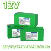 6/8/10/12/14/16/18/21Ah Rechargeable DC 12V Li-ion Battery For Sprayer Led Lamp