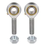 POSB7 7/16" Male Rod End Set - 2pcs of 7/16-20 Left & Right Thread with Jam Nut