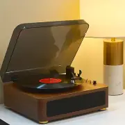 Vinyl Record Player Bluetooth Turntable Wireless HiFi System Magnetic Cartridge