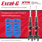 Front KYB EXCEL-G Shock Absorbers + Raised Coil for FORD Falcon BA BF