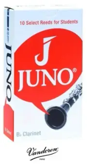 VANDOREN JUNO Bb CLARINET REEDS - 10 PER BOX