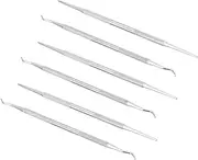 Healeved Nail Care Kit 6pcs Stainless Steel Nail Cuticle Remover Tools Manicure Cleaning Tools