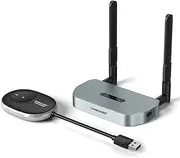Wireless USB Transmitter and HDMI Receiver Kit, Lemorele Wireless USB Extender Transmitter, Wireless HDMI Kit Suitable for Streaming, Compatible with Windows 7,8,10/MacOS10.15 and Above