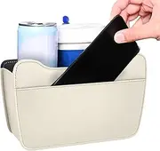 Auto Seat Storage Bag | Multifunctional Seat Back Storage Bag | Non-slip Sunglasses Holder, Large Capacity Auto Garbage Bin for Outdoor Commute