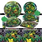 Ninja Turtle Tableware Party Supplies Kids Children Birthday Decoration