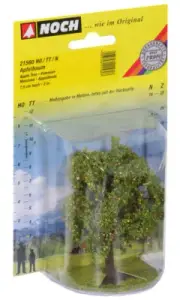 NOCH HO,TT,N Scale Apple Tree with Fruits (Height: 75mm)