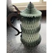 Vtg Made in Handmade In Denmark For Amscan Co. Honeycomb Paper Beer Stein