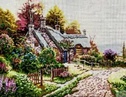 Needlepoint tapestry painted canvas 10.559 - Landscape (24"x30") GobelinL