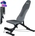 Weight Bench with Elastic Ropes, Adjustable Strength Training Bench with for Ful