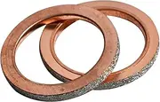 WOODEY 2PCS Exhaust Pipe Gasket for Y&amaha XTZ660 Tenere 1991-1996 XT660R 2004-2011 2014 XT660X 2004-2011 2014 XT660Z Tenere 2009-2013 2015