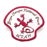 Vintage Iron On Patch Bryce Canyon National Park Utah 3" Embroidered NOS