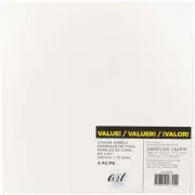 Art Supply Basics Panel Pack Canvas 5/Pkg 8"X8"