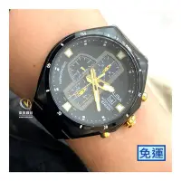 在飛比找Yahoo!奇摩拍賣優惠-SEIKO ALBA 47MM-超大錶徑限量男錶-黑金☆公司