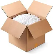 100 litres Void Fill Packing Peanuts Bio Fill Cushioning Packaging Packed in Heavy Duty Cardboard Box