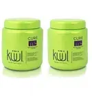 2 PACK KUUL RECONSTRUCTOR SYSTEM CURE ME TREATMENT HAIR 35.2 OZ AVOCADO