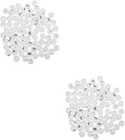 Abaodam 150 Pcs Machine Accessories Vending Game Ball Raffle Balls Lotterys Balls Electric Shake Lucky Ball Bingo Ball Replacements Mini Bingo Balls Prize Balls Plastic White