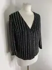 BNWT Joanna Hope fixed wrap top 12 14 NEW sequin jacket black beaded evening