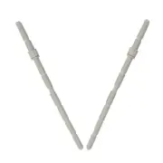 Extended Thread Toilet Button Rods 2pcs Plastic Tank Parts