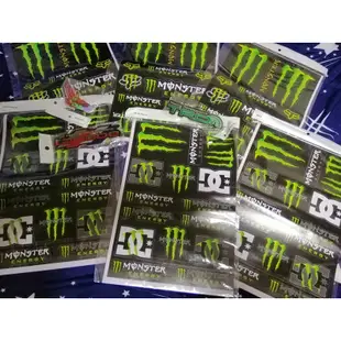 [3 套銷售] Monster Energy Motorcycle Vinyl Helmet Sticker Decal