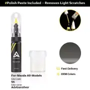 Touch Up Paint For Mazda All Models S6 Advbansilver With Polish Paste