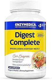 Enzymedica, Digest, Dietary Supplement to Support Digestive Relief, Vegan, Gluten Free, Non-GMO, 240 Capsules (240 Servings)