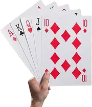 Warmtree 5"X7" Jumbo Playing Cards Giant Deck Poker
