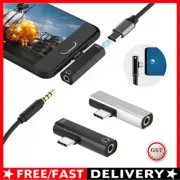 1~3X Type C to 3.5mm Audio Headphone Connector Earphone Adapter Aux Jack Headset