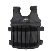 Max Loading 20Kg Weighted Vest Jacket Exercise Boxing Training Waistcoat Invisible Weightloading Sand Clothing Black Weighted Vests