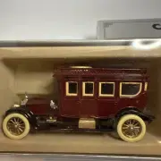 1:43 1912 40/50 Hp Rolls Royce Silver Ghost Corgi Collector's Classics Burgundy
